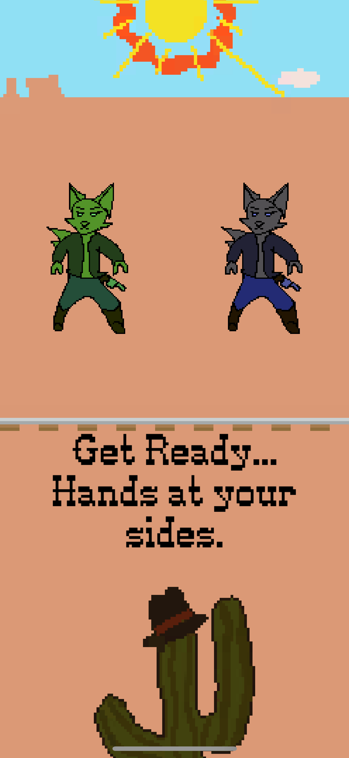 Big Iron get ready screen